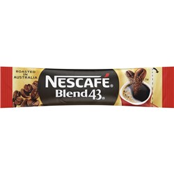 NESCAFE BLEND 43 INSTANT COFFEE STICKS PORTION CONTROL 1.7GM PACK OF 1000