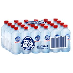 COOL RIDGE SPRING WATER 350ML BOTTLE PACK OF 24