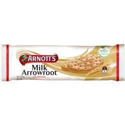 ARNOTT'S MILK ARROWROOT BISCUITS 250GM