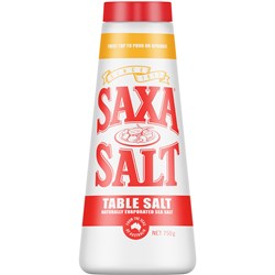 SAXA TABLE SALT 750G