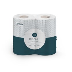 REGAL PREMIUM TOILET PAPER ROLLS 2 PLY 250 SHEET PACK OF 4