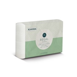 REGAL CLASSIC EXTRA LARGE ULTRASLIM HAND TOWEL 1 PLY 100 SHEETS CARTON OF 24