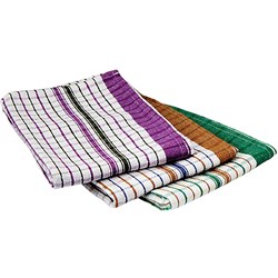 CONNOISSEUR TEA TOWELS 102GSM ASSORTED COLOURS SET OF 3