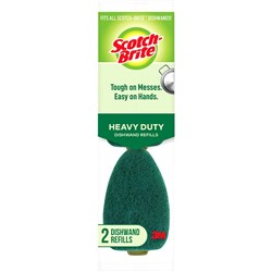 SCOTCH-BRITE HEAVY DUTY DISHWAND REFILLS PACK OF 2