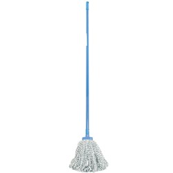 ITALPLAST GENERAL PURPOSE MOP WITH ALUMINIUM HANDLE BLUE