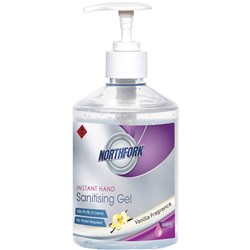 NORTHFORK INSTANT HAND SANITISING GEL VANILLA FRAGRANCE 500ML