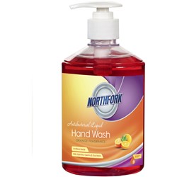 NORTHFORK ANTIBACTERIAL LIQUID HAND WASH ORANGE FRAGRANCE 500ML