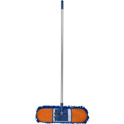 CLEANLINK CHENILLE DUST MOP WITH ALUMINIUM HANDLE BLUE