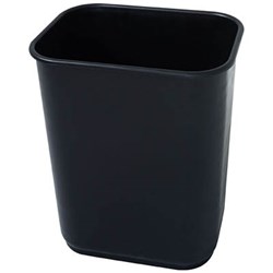 JASTEK RECTANGULAR WASTE BIN 39 LITRES BLACK