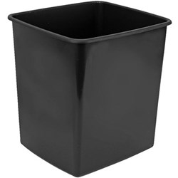ITALPLAST FIRE RETARDANT WASTE BIN 15 LITRES BLACK
