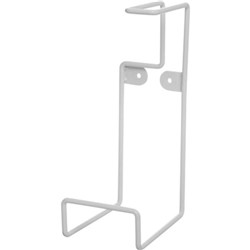 WALL BRACKET FOR 2.5 LITRE SUNSCREEN PUMP BOTTLE WHITE