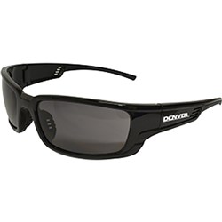 MAXISAFE DENVER PREMIUM SAFETY GLASSES ANTI FOG SMOKE LENS BLACK FRAME