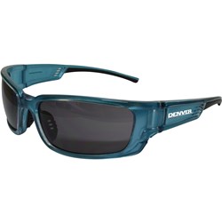 MAXISAFE DENVER SAFETY GLASSES ANTI FOG SMOKE LENS BLUE FRAME