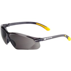 MAXISAFE KANSAS SAFETY GLASSES WITH ANTI FOG SMOKE LENS AND FRAME