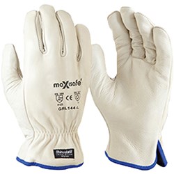 MAXISAFE ANTARCTIC EXTREME RIGGER GLOVES THINSULATE LINED SMALL BEIGE