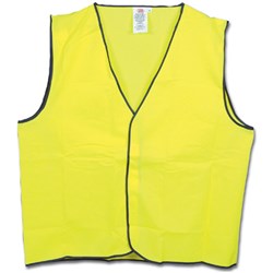 MAXISAFE HI-VIS DAY SAFETY VEST MEDIUM YELLOW