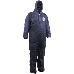 MAXISAFE CHEMGUARD DISPOSABLE COVERALLS SMS 2XL BLUE