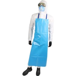 MAXISAFE PVC APRON 820 X 1200MM BLUE