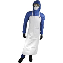 MAXISAFE PVC APRON 820 X 1200MM WHITE