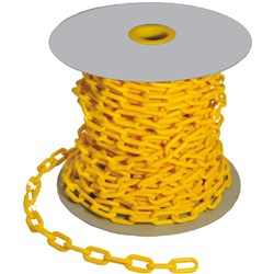 MAXISAFE SAFETY CHAIN 6MM X 40M YELLOW