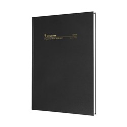 COLLINS FINANCIAL YEAR DIARY A5 DAY TO PAGE BLACK
