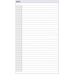 DEBDEN DAYPLANNER REFILL NOTES 175X96MM PERSONAL EDITION
