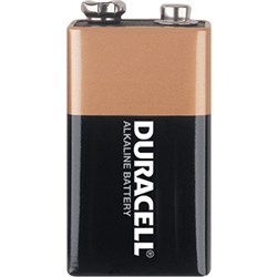 DURACELL COPPERTOP ALKALINE BATTERY 9V PACK OF 12