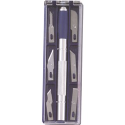 CELCO 6 BLADE PEN KNIFE SET INCLUDES ASSORTED BLADES