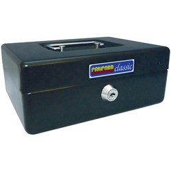 ESSELTE CLASSIC CASH BOX NO.8 200 X 150 X 80MM BLACK