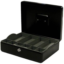 ESSELTE CLASSIC CASH BOX NO.12 300 X 230 X 90MM BLACK