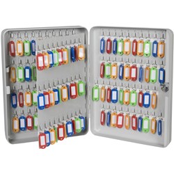 ESSELTE KEY CABINET 140 KEYS GREY