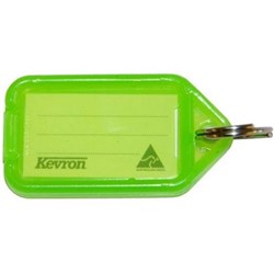 KEVRON ID5 KEY TAGS 56 X 30MM GREEN BAG OF 50