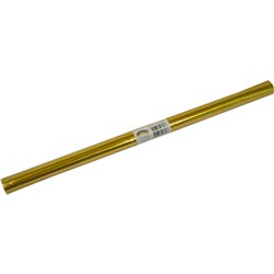RAINBOW DECORATIVE FOIL ROLL 500MM X 2M 85GSM SINGLE SIDED GOLD