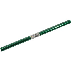 RAINBOW DECORATIVE FOIL ROLL 500MM X 2M 85GSM SINGLE SIDED GREEN