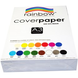 Rainbow Cover Paper A3 125gsm White 500 Sheets