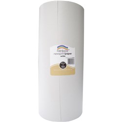 RAINBOW NEWSPRINT PAPER ROLL 450 X 500MM 45GSM WHITE