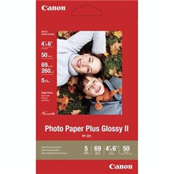 CANON PP301 4 X 6 INCH 265GSM GLOSSY PHOTO PAPER PACK OF 50