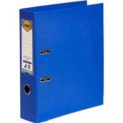 MARBIG LINEN PE LEVER ARCH BINDER A4 75MM ROYAL BLUE
