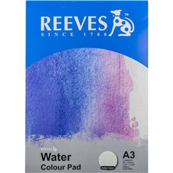 REEVES WATER COLOUR PAD A4 300GSM MEDIUM TEXTURE 12 SHEETS