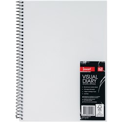 JASART VISUAL DIARY A4 110GSM CLEAR COVER 120 PAGE