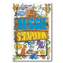 OLYMPIC S332 AUSSIE ANIMALS SCRAPBOOK 335 X 240MM 64 PAGE