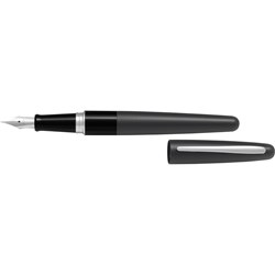 PILOT MR1 FOUNTAIN PEN MEDIUM NIB BLACK BARREL BLACK INK
