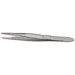 FIRST AIDER'S CHOICE FINE FORCEPS 12.5CM STAINLESS STEEL