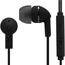 MOKI NOISE ISOLATION EARPHONES WITH MICROPHONE AND CONTROL BLACK