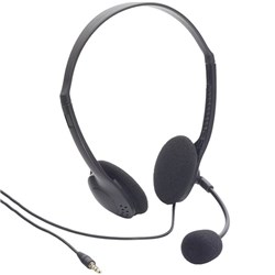 MOKI LITE HEADPHONES BOOM MICROPHONE BLACK
