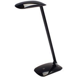 NERO DESK LAMP WITH USB PORT BLACK