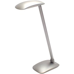 NERO DESK LAMP WITH USB PORT SILVER