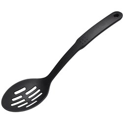 CONNOISSEUR SLOTTED SPOON BLACK