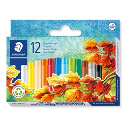 STAEDTLER NORIS OIL PASTELS ASSORTED PACK OF 12