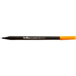 ARTLINE SUPREME FINELINER PEN 0.4MM ORANGE PACK OF 12